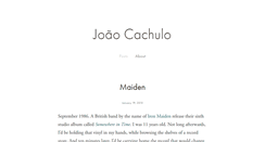 Desktop Screenshot of joaocachulo.com